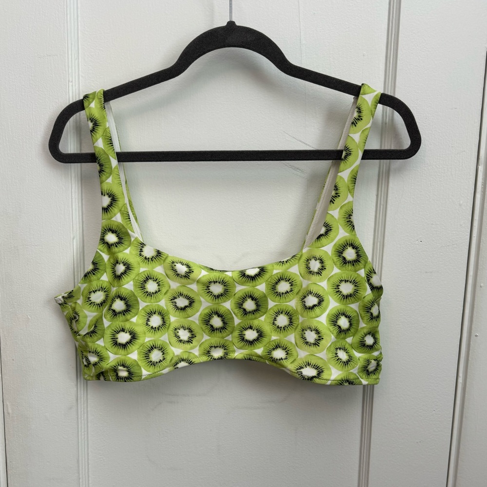 Aerie XXL Scoop neck Kiwi Bikini Top